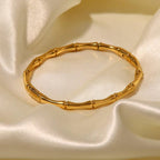 Anti Tarnish Stainless Steel Bamboo Kada