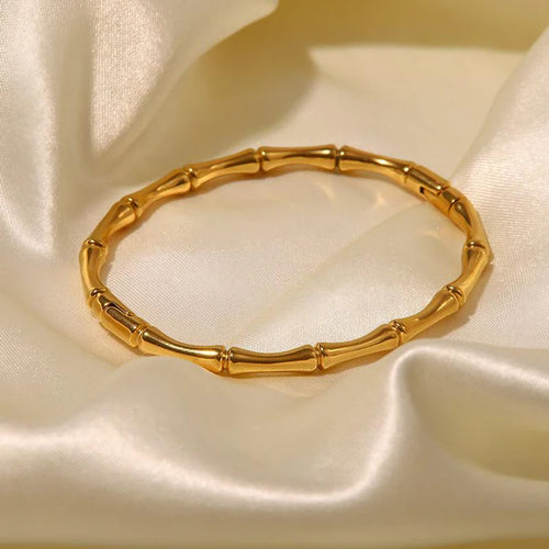 Anti Tarnish Stainless Steel Bamboo Kada