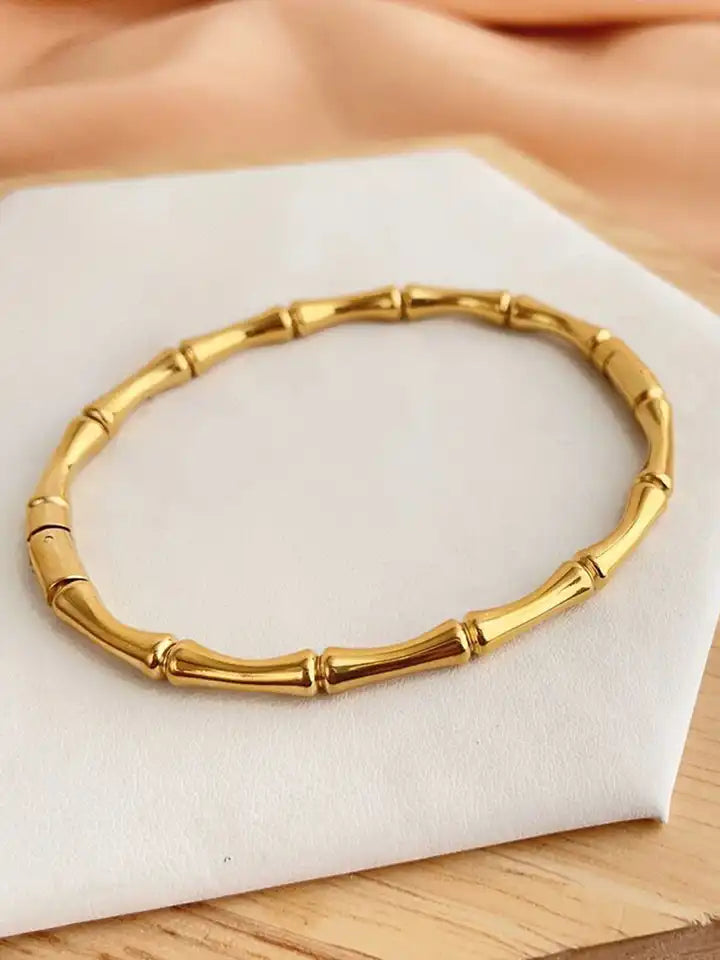 Anti Tarnish Stainless Steel Bamboo Kada