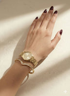 Chevron Diamond Stainless Steel Kada