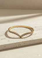 Chevron Diamond Stainless Steel Kada