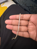 Anti Tarnish Stainless Steel Diamond Line Bracelet