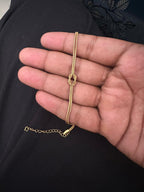 Anti Tarnish Stainless Steel Love Knot Bracelet