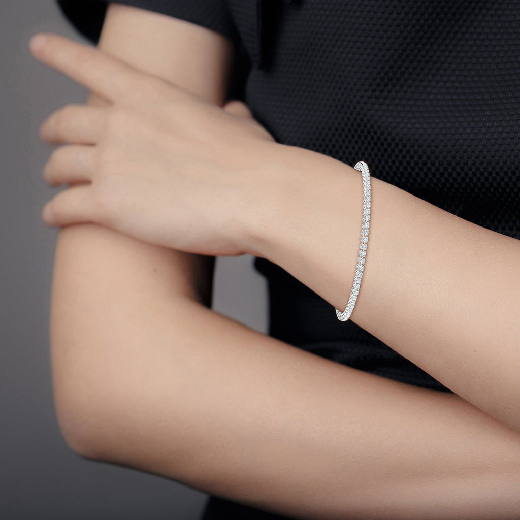 Anti Tarnish Stainless Steel Tennis Bracelet