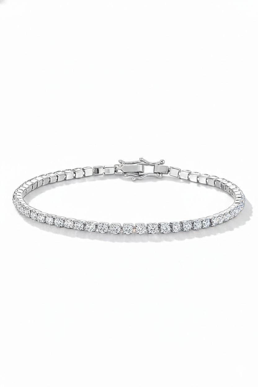Anti Tarnish Stainless Steel Tennis Bracelet